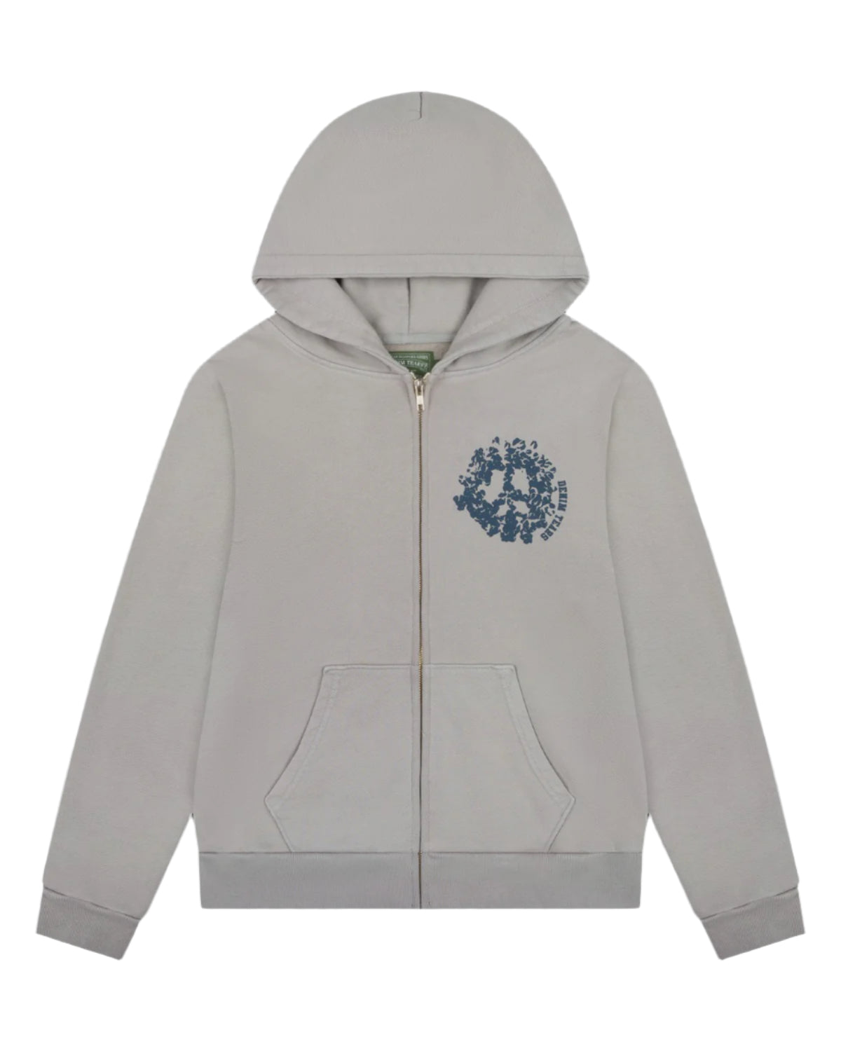 Denim Tears Denim University Zip Hoodie Grey