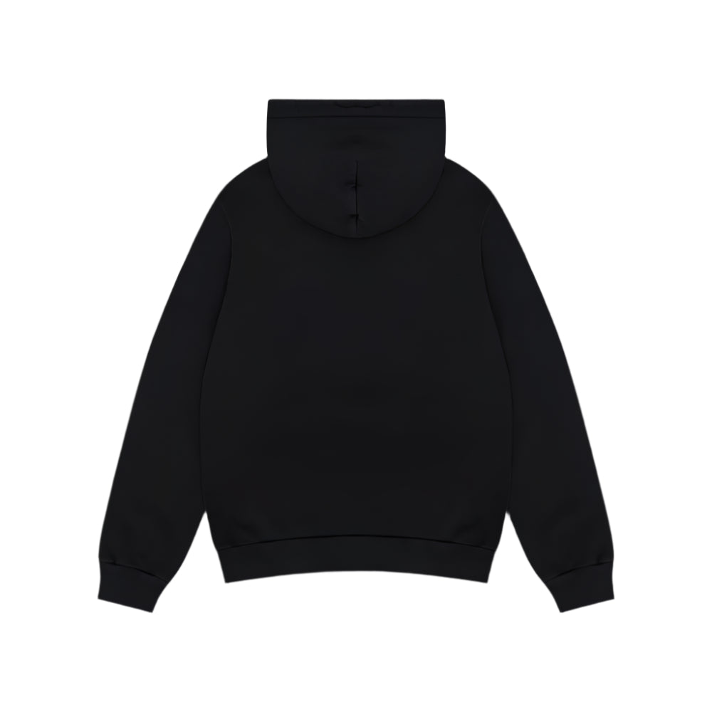 Denim Tears Embroidered Logo Hoodie Black