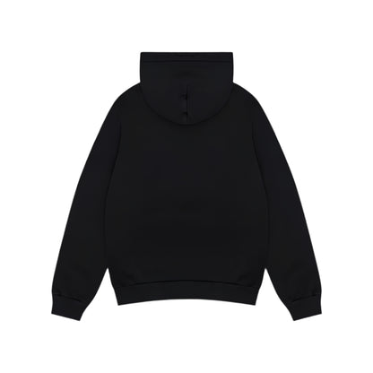 Denim Tears Embroidered Logo Hoodie Black