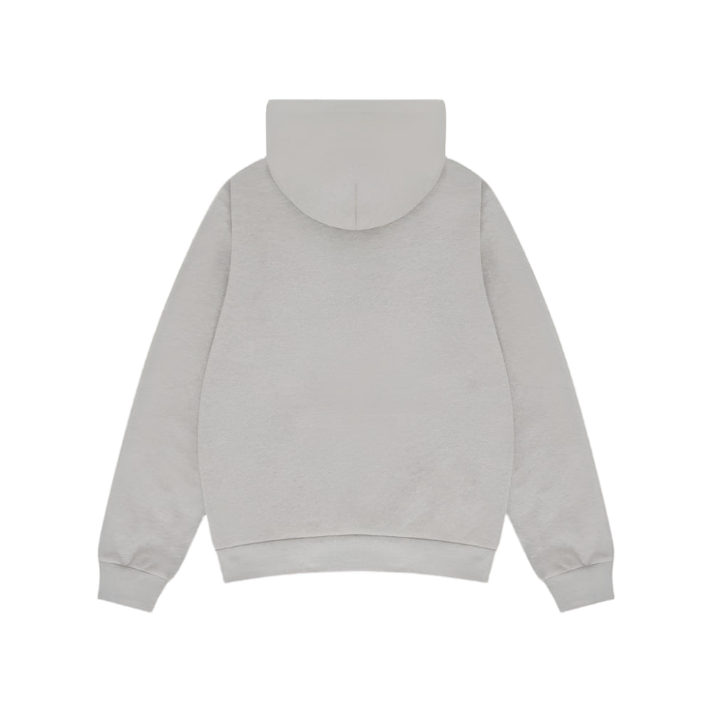 Denim Tears Embroidered Logo Hoodie Grey