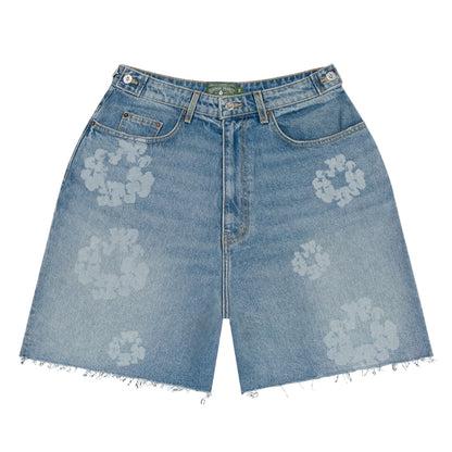 Denim Tears Laser Wreath Denim Short Light Wash