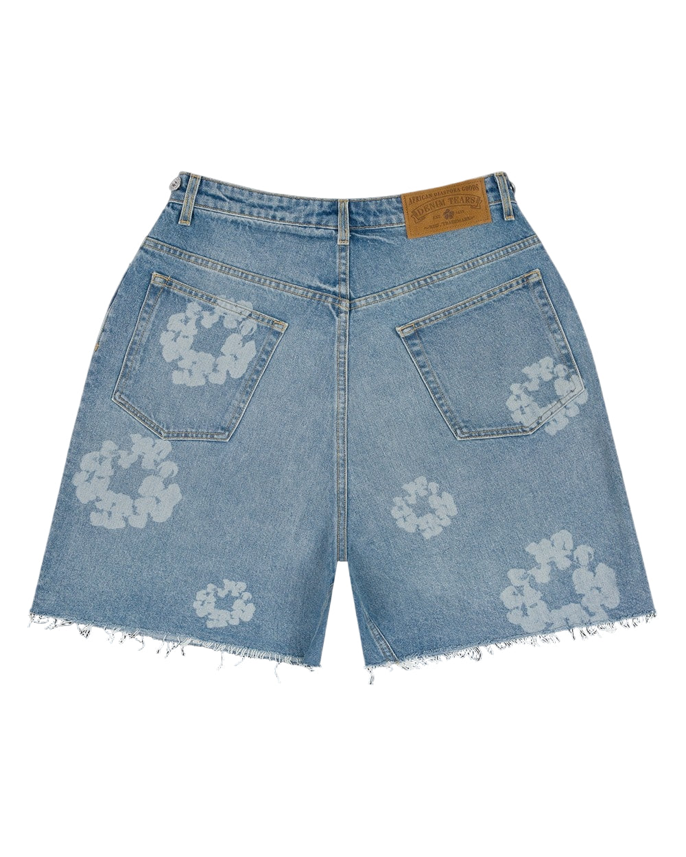 Denim Tears Laser Wreath Denim Short Light Wash