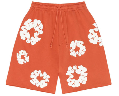 Denim Tears The Cotton Wreath Shorts Orange