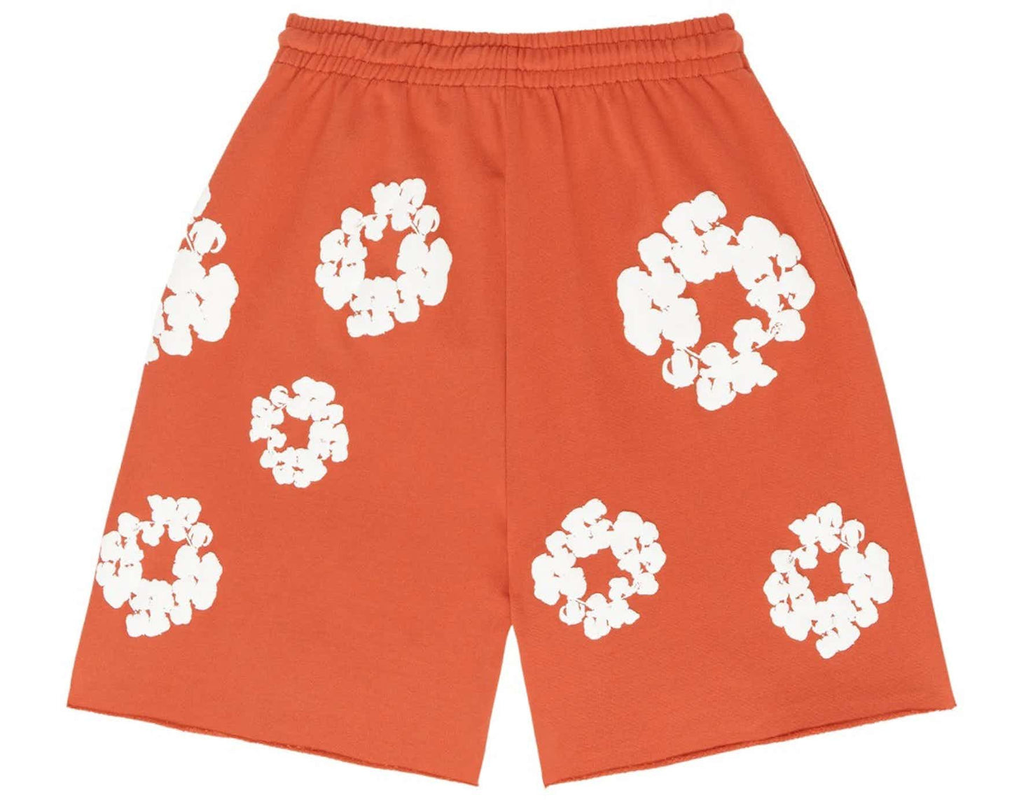 Denim Tears The Cotton Wreath Shorts Orange