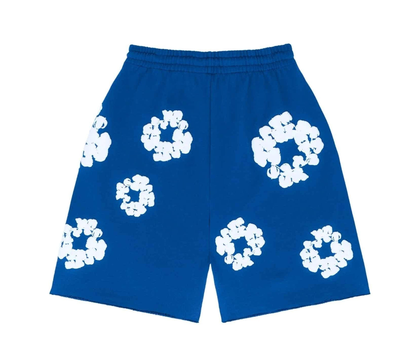 Denim Tears The Cotton Wreath Shorts Royal Blue