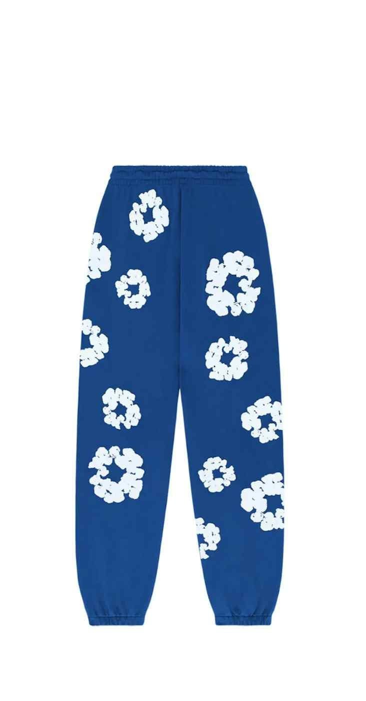 Denim Tears The Cotton Wreath Sweatpants Royal Blue