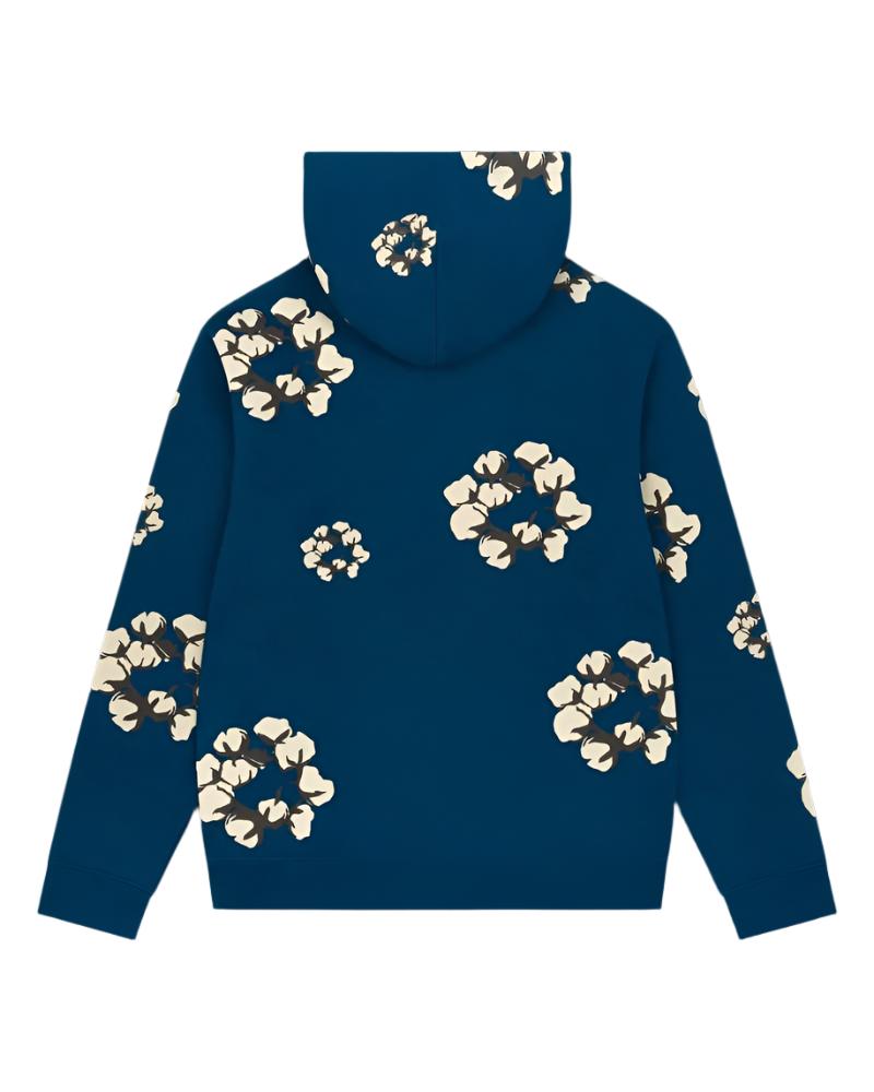 Denim Tears x CPFM Cactus Tears Wreath Hoodie Blue