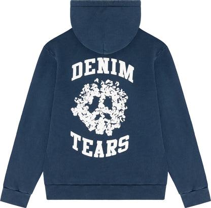 Denim Tears Denim University Zip Hoodie Navy