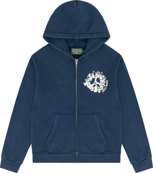 Denim Tears Denim University Zip Hoodie Navy