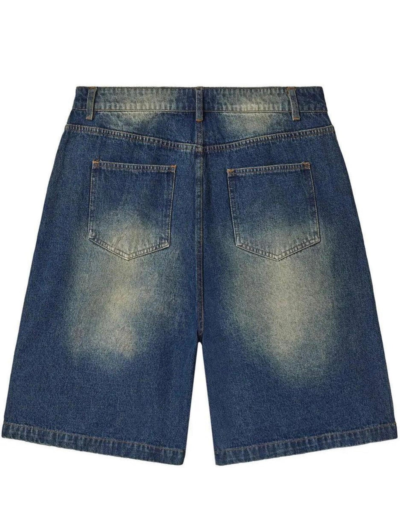 Vale Forever Skittles Patch 1980s Jean Shorts