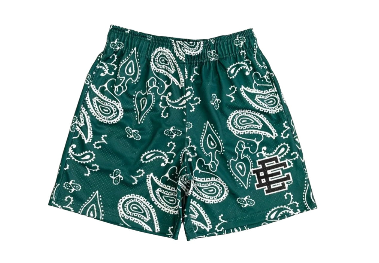 Eric Emanuel Basic Paisley Short Green/Black