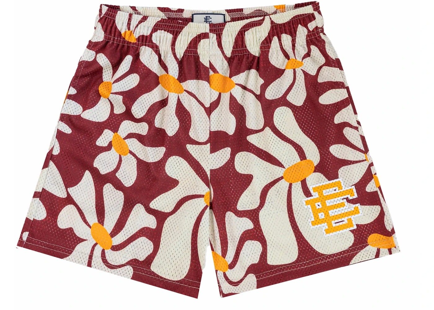 Eric Emanuel EE Basic Short Red Daisies/Yellow