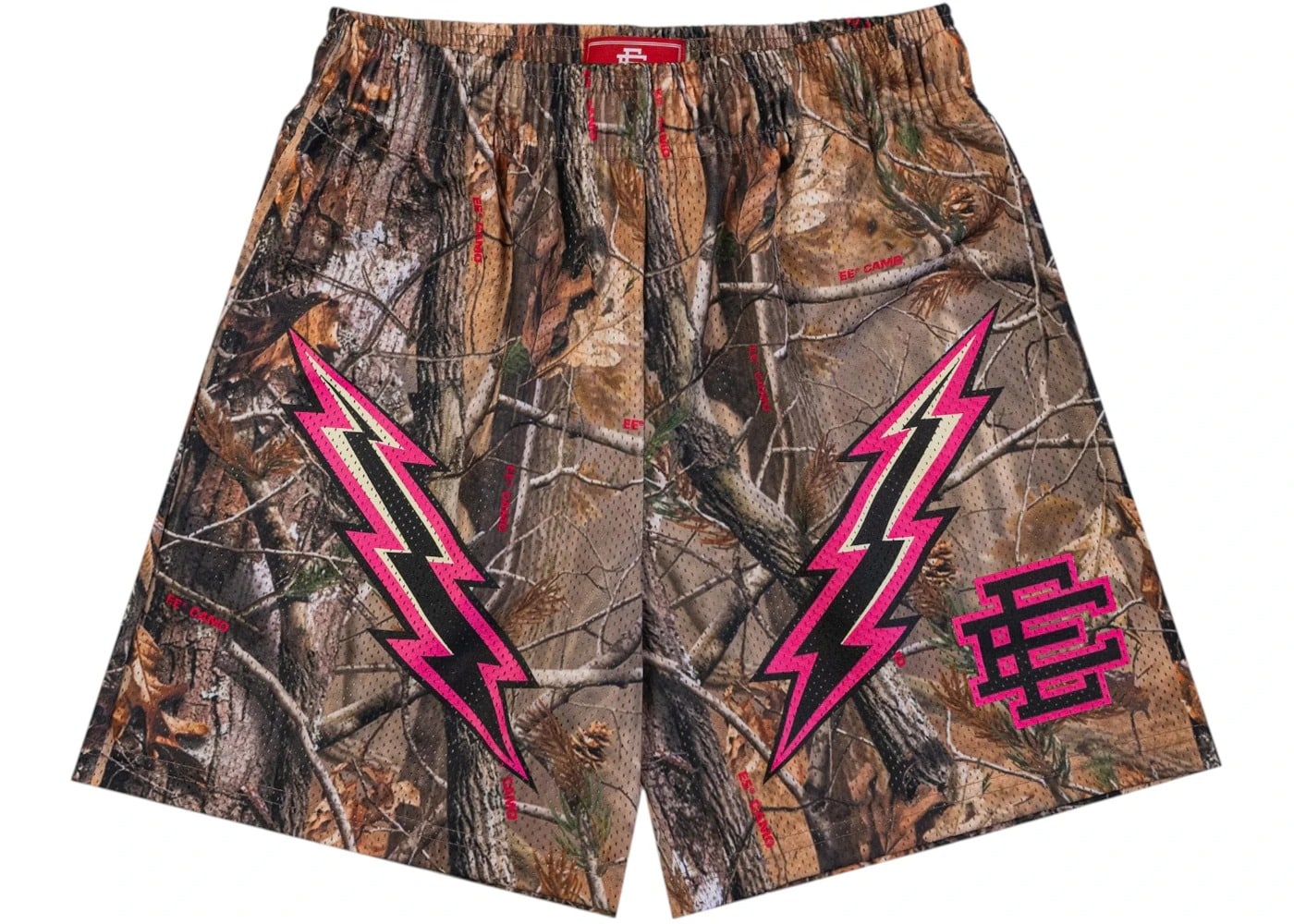 Eric Emanuel EE Basic/Core Short Tree Camo/Black/Pink Bolt