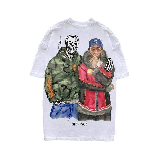 Eric Emanuel x Warren Lotas Best Pals T-shirt White