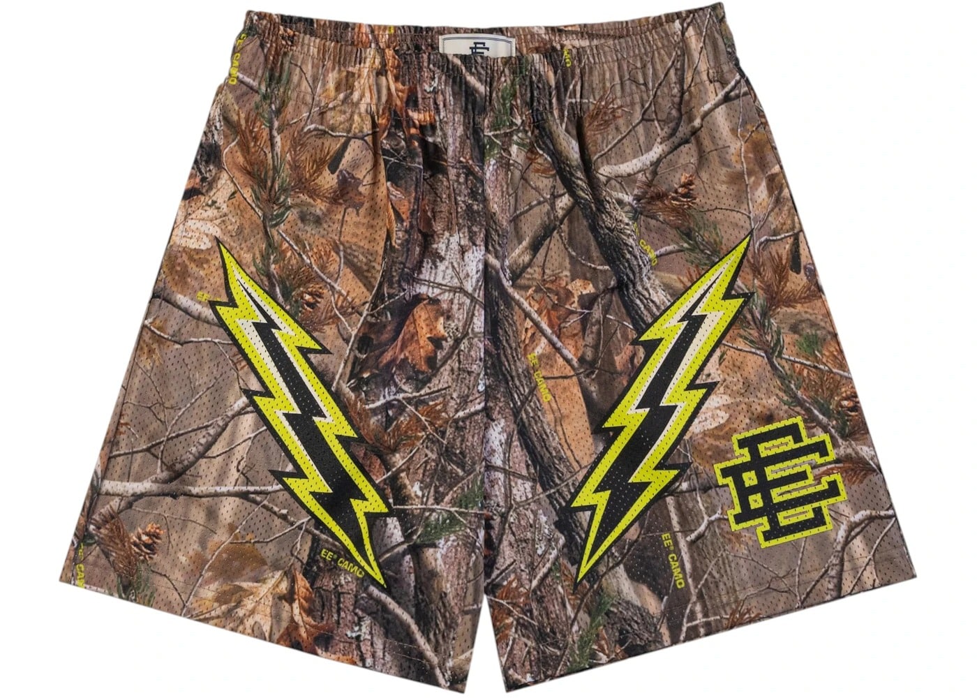 Eric Emanuel EE Basic/Core Short Tree Camo/Black/Lime Bolt