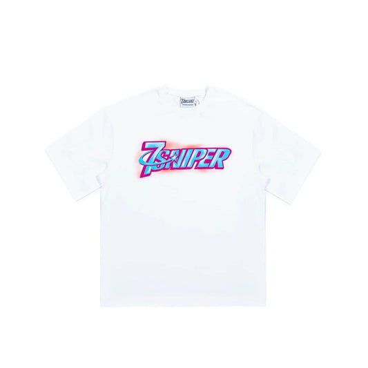 SNIPER GANG x TRIPLE SEVENS 7SNIPER AIRBRUSH LOGO TEE