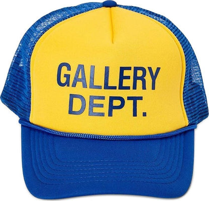 Gallery Dept. Logo Trucker Hat Blue Yellow