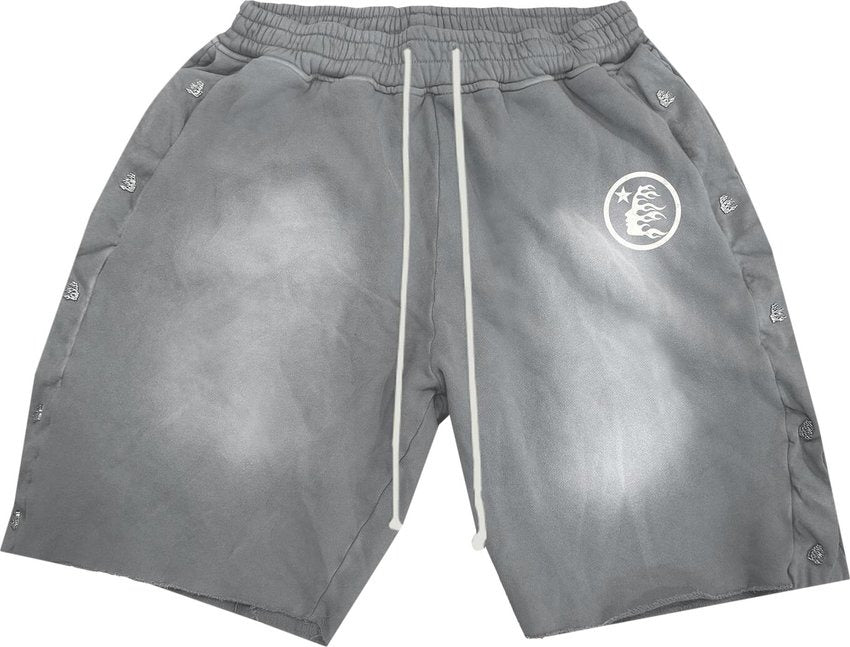 Hellstar Snap Shorts 'Grey'