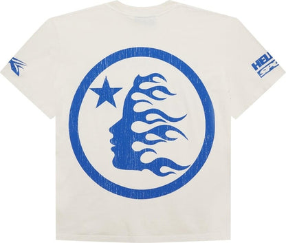 Hellstar Beat Us! T-shirt White/Blue