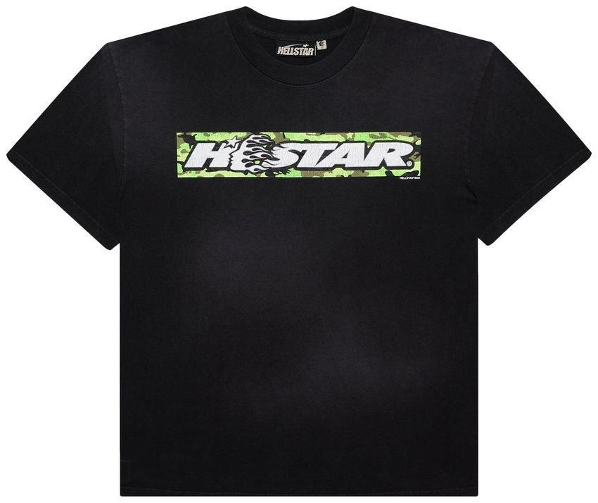 Hellstar Box Logo T-Shirt Green