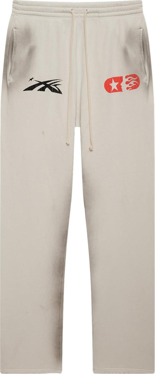 Hellstar If You Dont Like Us Beat Us Sweatpants White