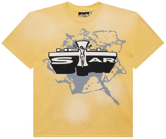 Hellstar Jesus T-Shirt Yellow