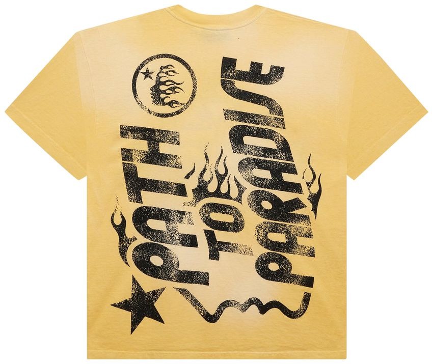 Hellstar Jesus T-Shirt Yellow