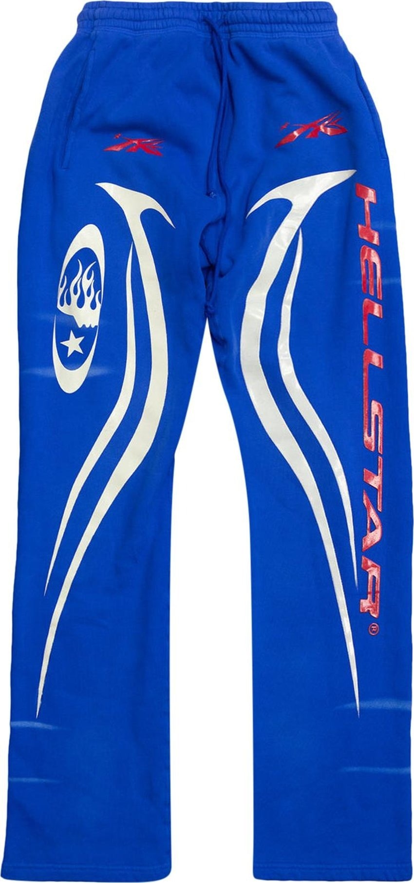 Hellstar Logo Sweatpants Blue