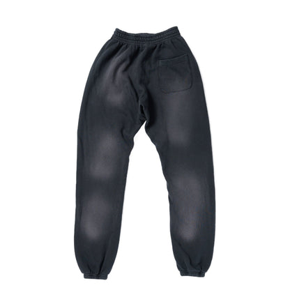 Hellstar No Guts No Glory Closed Elastic Bottom Sweatpants Midnight Dye Black