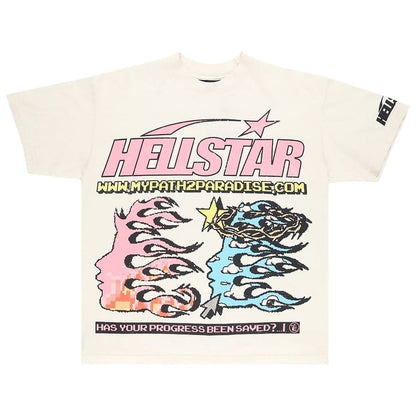 Hellstar Pixel T-Shirt White