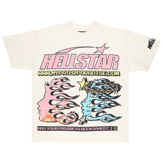 Hellstar Pixel T-Shirt White