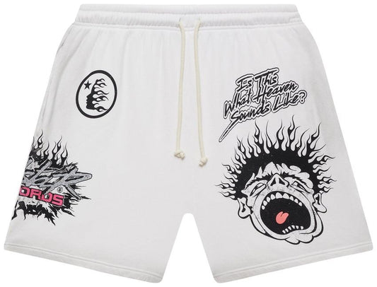 Hellstar Records Shorts White