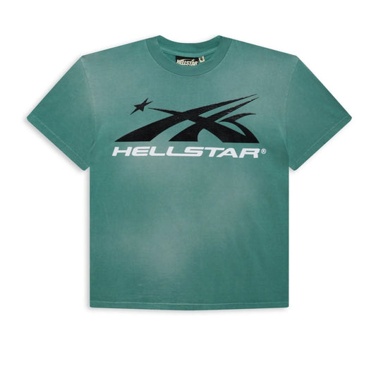 Hellstar Sport Logo Gel T-shirt Green