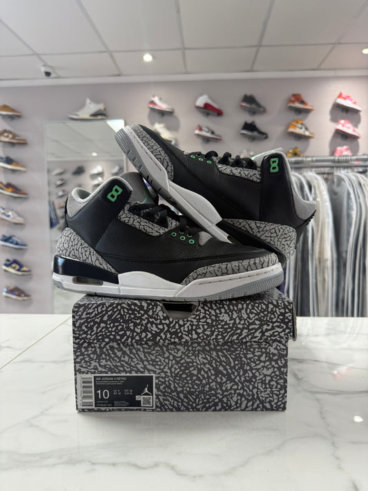 Jordan 3 Retro Green Glow (PREOWNED)