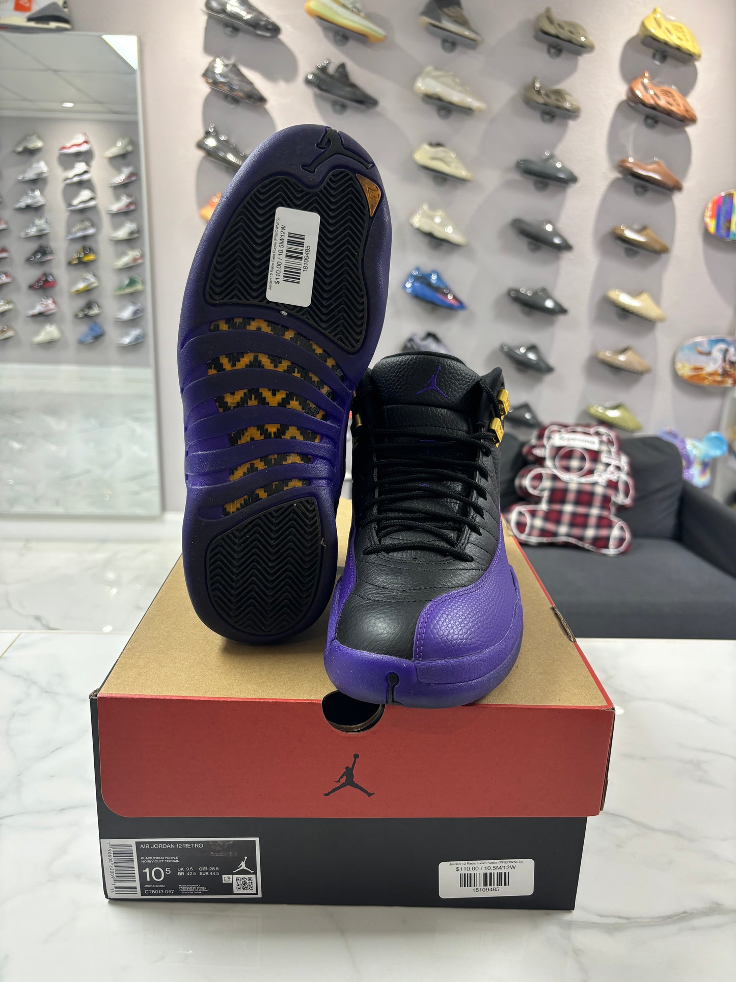 Jordan 12 Retro Field Purple (PREOWNED)