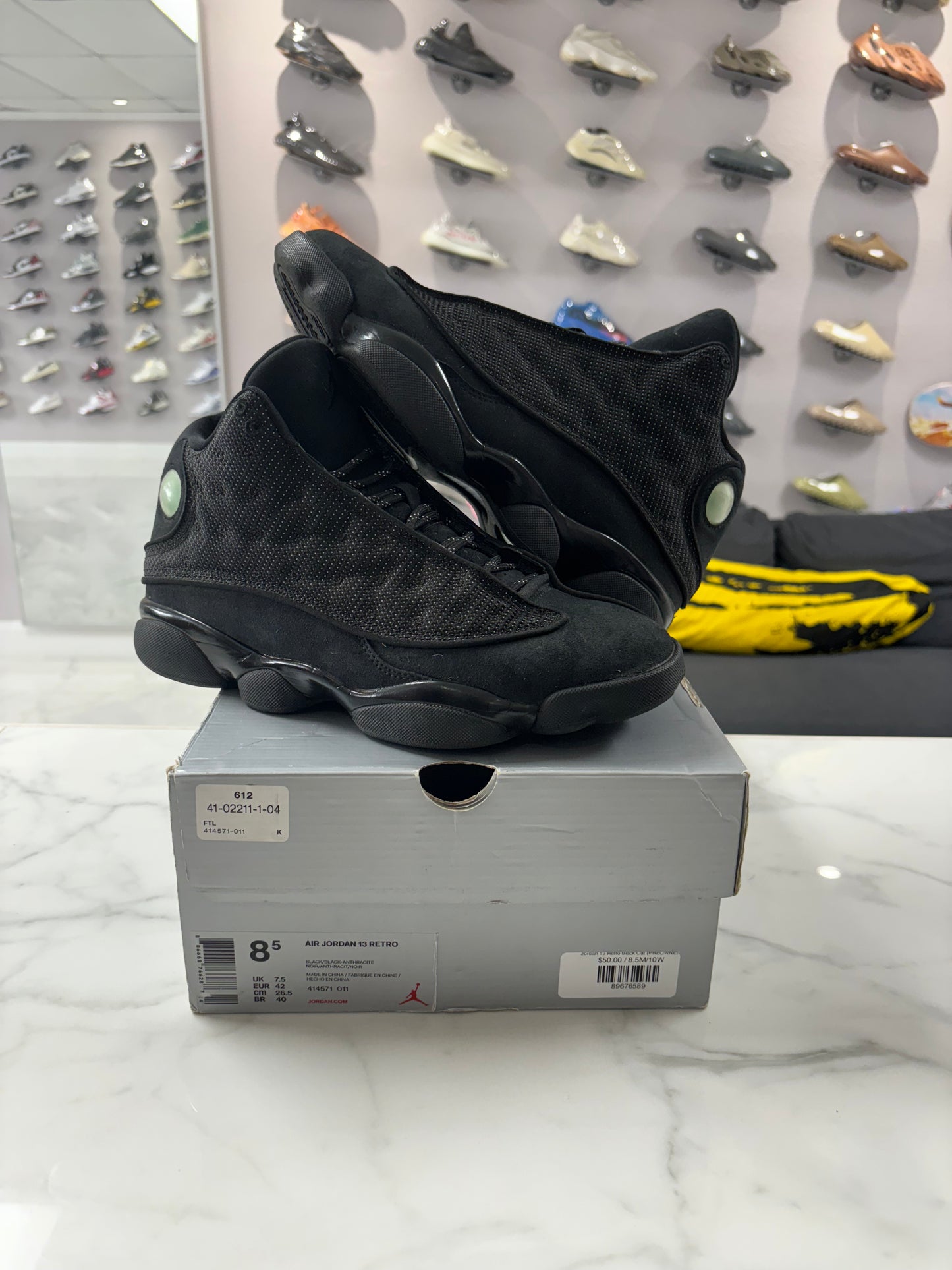 Jordan 13 Retro Black Cat (PREOWNED)