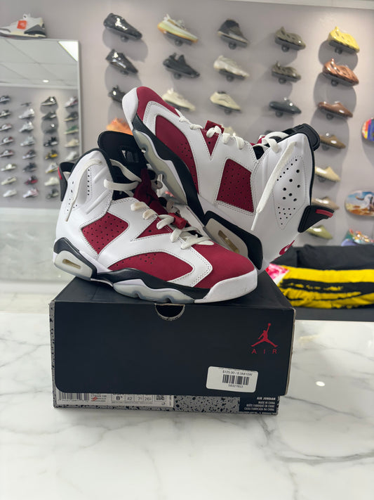 Jordan 6 Retro Carmine (2021) (PREOWNED)