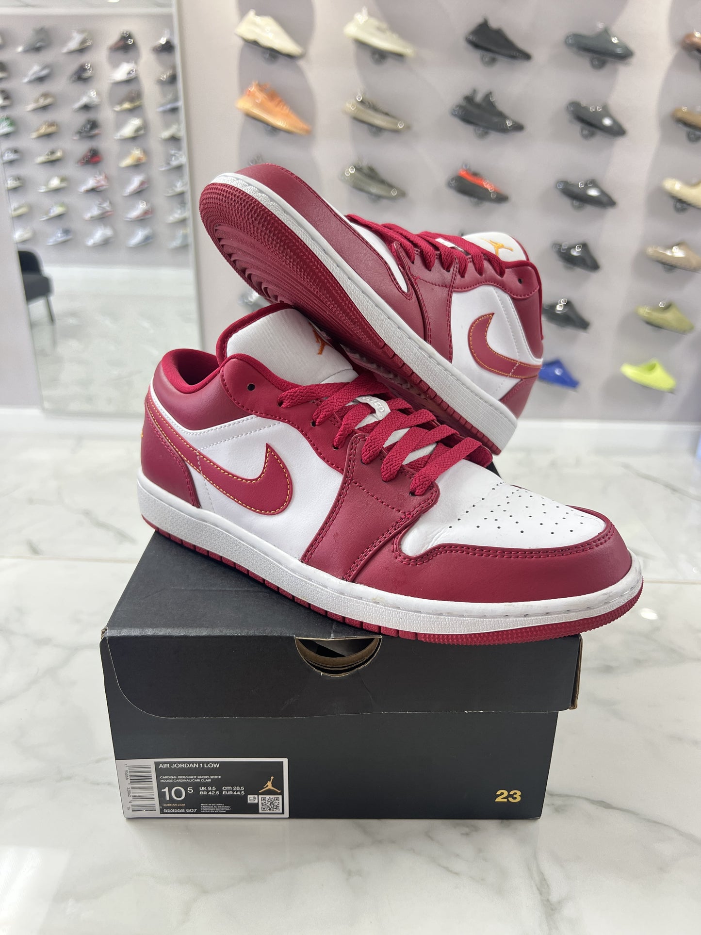 Jordan 1 Low Cardinal Red (PREOWNED)