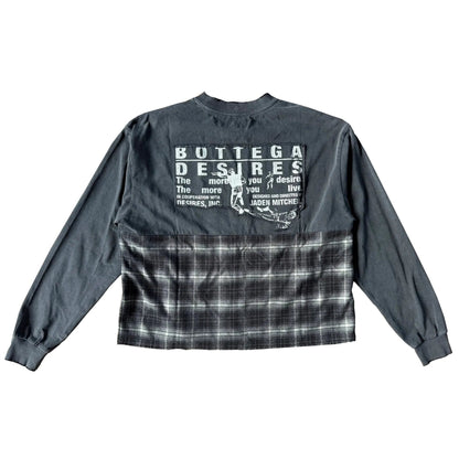 Bottega Desires Hybrid Flannel T-Shirt