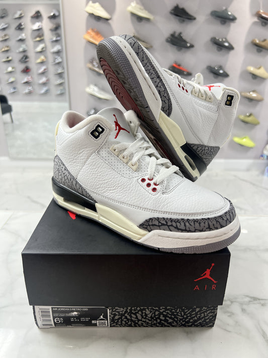 Jordan 3 Retro White Cement Reimagined (GS) (PREOWNED)