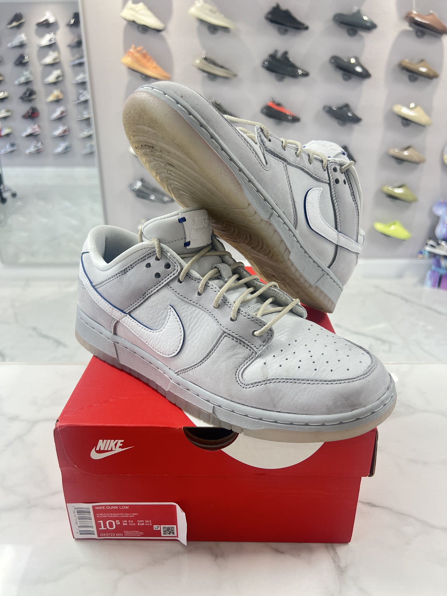 Nike Dunk Low Wolf Grey Pure Platinum (PREOWNED)