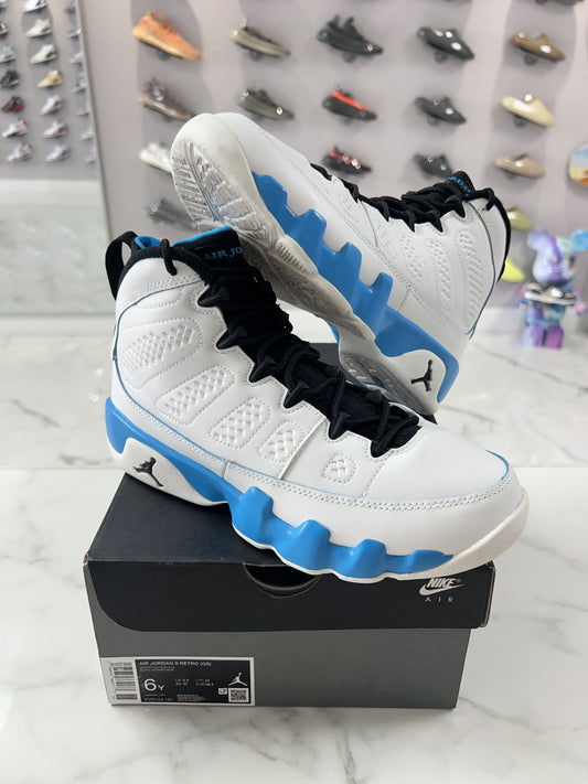 Jordan 9 Retro Powder Blue (2024) (GS) (PREOWNED)