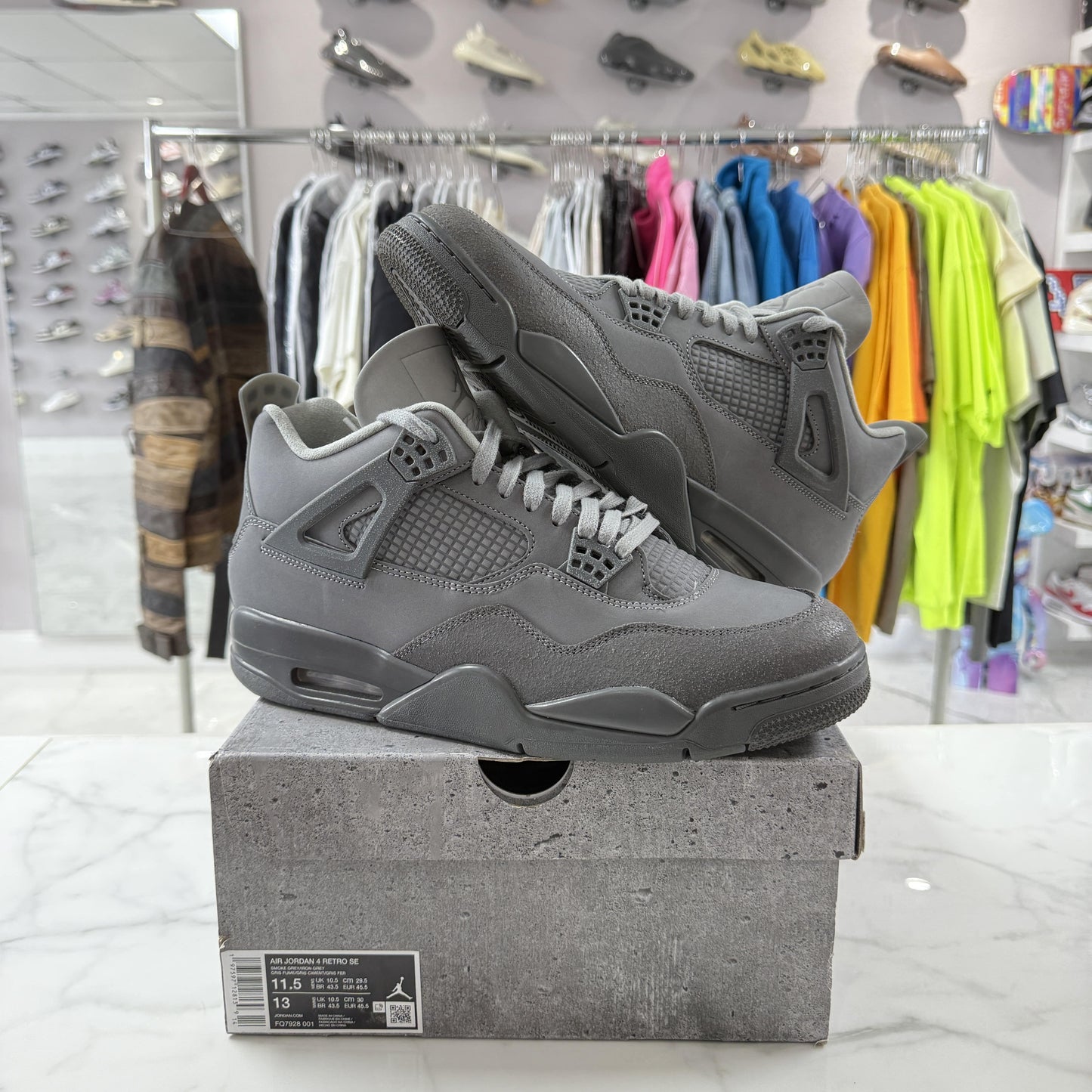 Jordan 4 Retro SE Paris Olympics Wet Cement (PREOWNED)