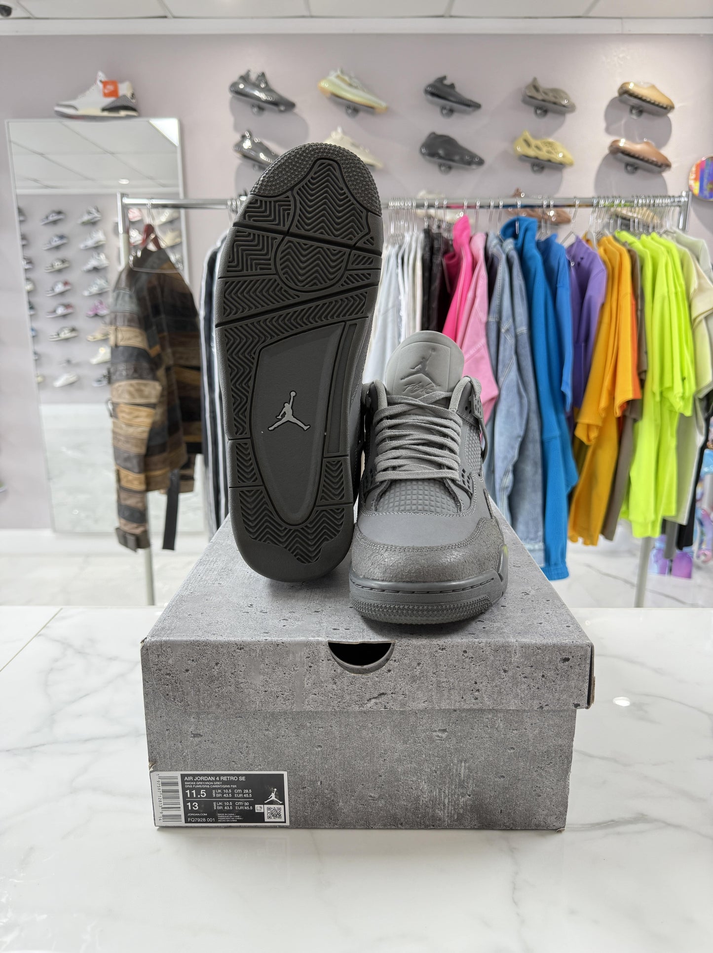 Jordan 4 Retro SE Paris Olympics Wet Cement (PREOWNED)