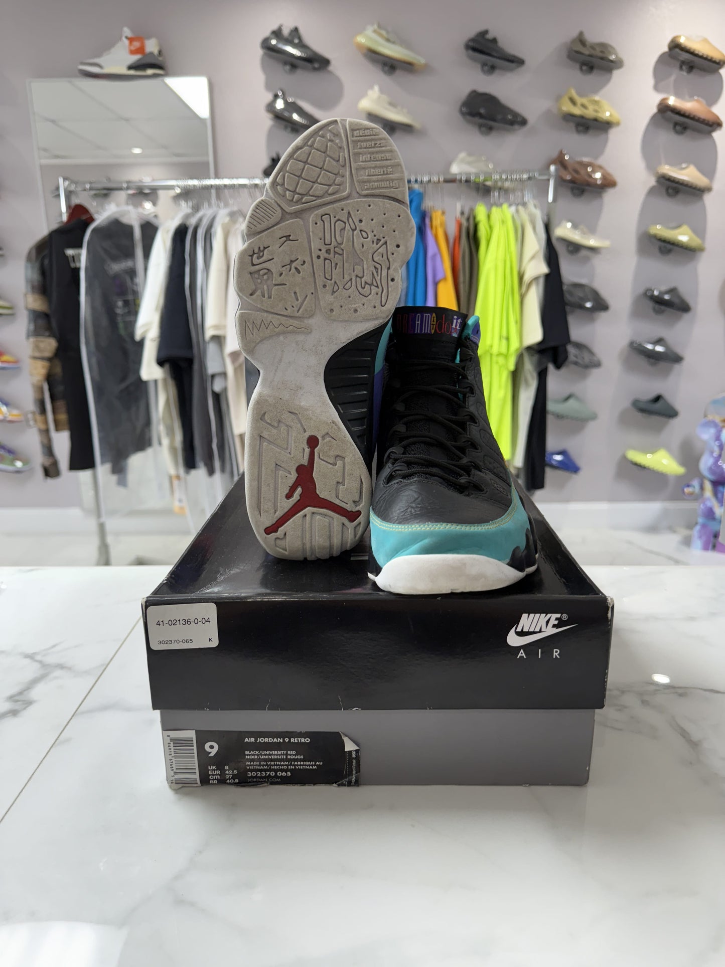 Jordan 9 Retro Dream It Do It (PREOWNED)
