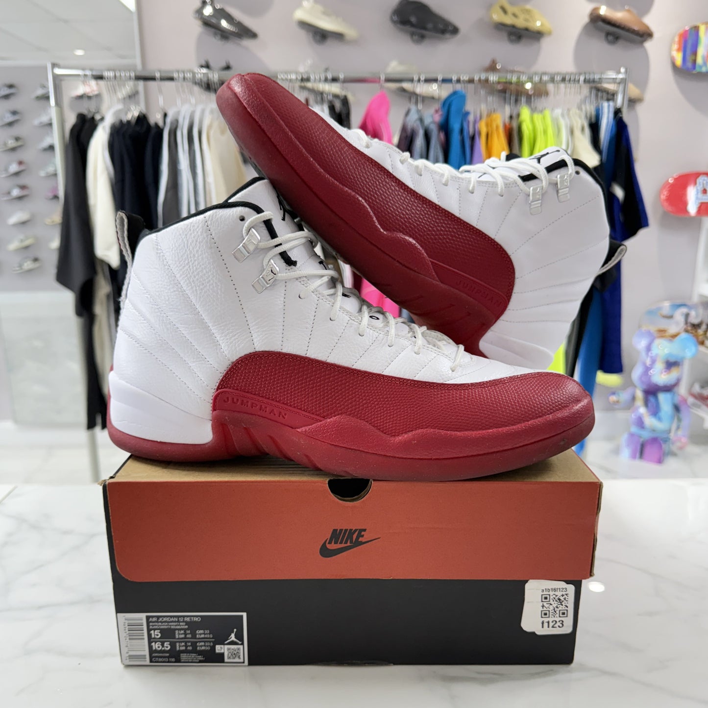 Jordan 12 Retro Cherry (2023) (PREOWNED)