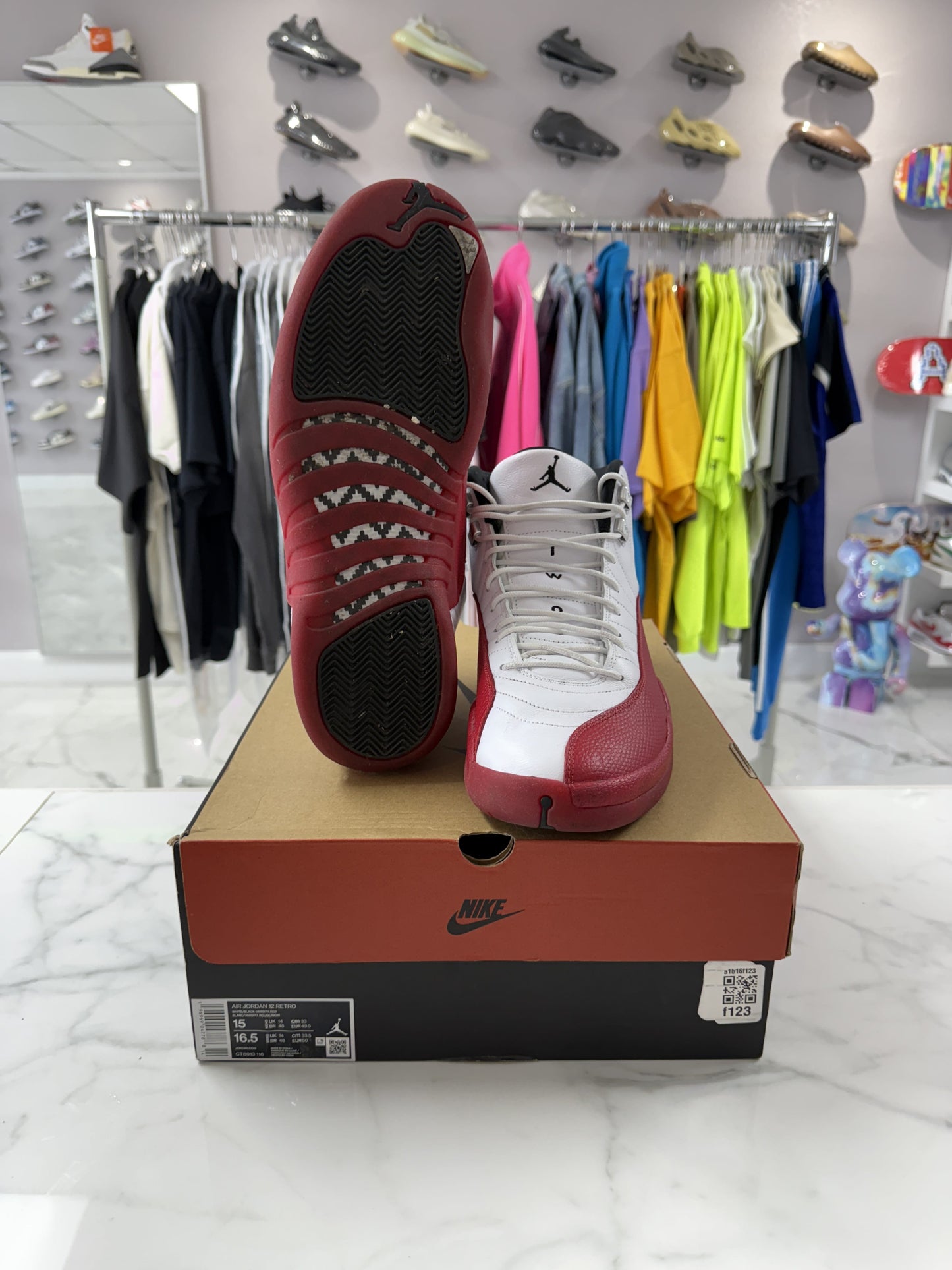 Jordan 12 Retro Cherry (2023) (PREOWNED)