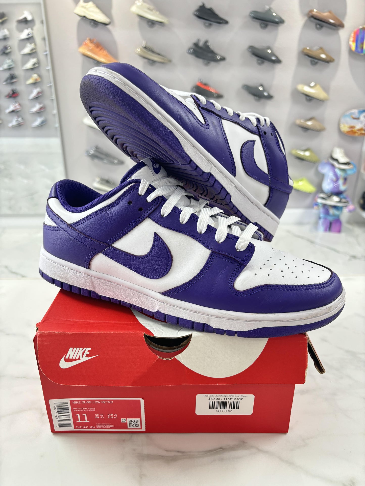 Nike Dunk Low Championship Court Purple (PREOWNED)