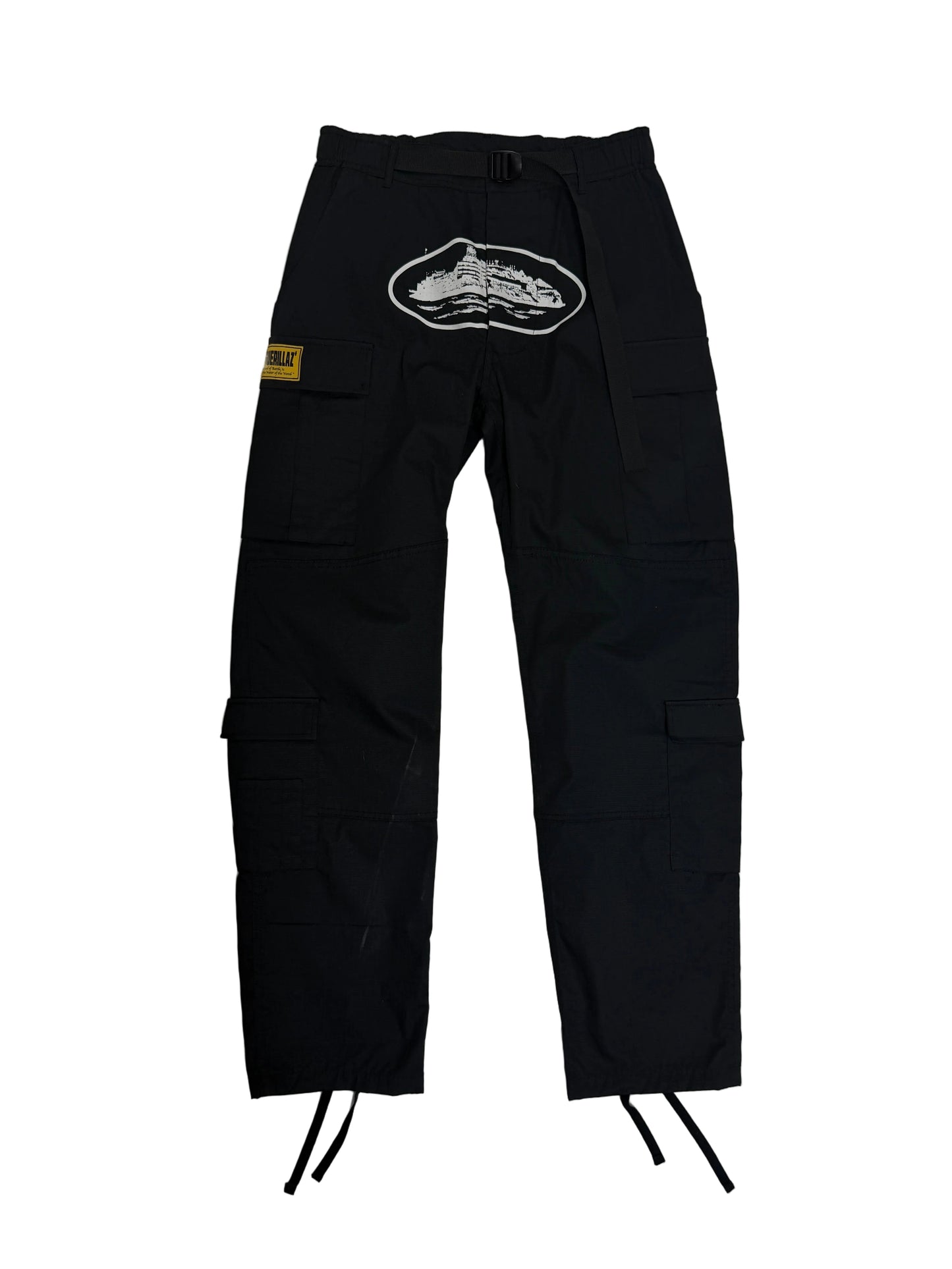 Corteiz 5 Starz Special Edition Guerillaz* Cargo Pant 'Black' (PREOWNED)