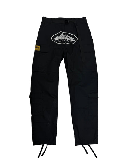 Corteiz 5 Starz Special Edition Guerillaz* Cargo Pant 'Black' (PREOWNED)